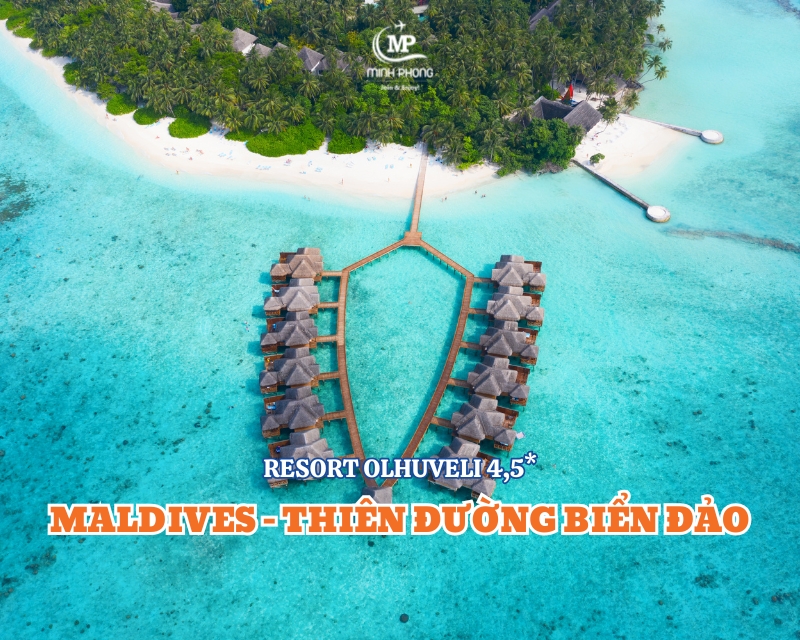 MALDIVES - THIÊN ĐƯỜNG BIỂN ĐẢO Resort Sun Siyam Olhuveli 4,5*