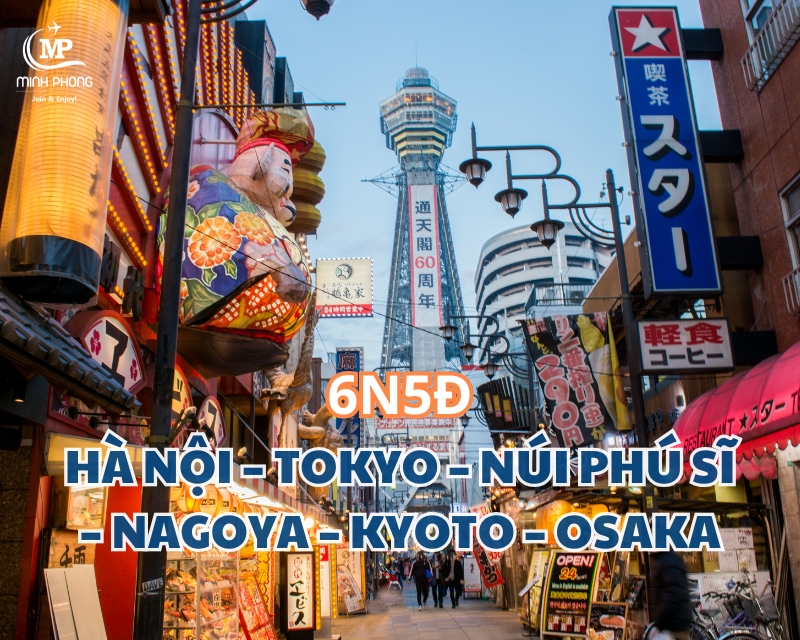 DU LỊCH NHẬT MÙA HÈ HÀ NỘI – TOKYO – NÚI PHÚ SĨ – NAGOYA – KYOTO – OSAKA – HÀ NỘI 6N5Đ BAY ALL NIPPON AIRWAYS