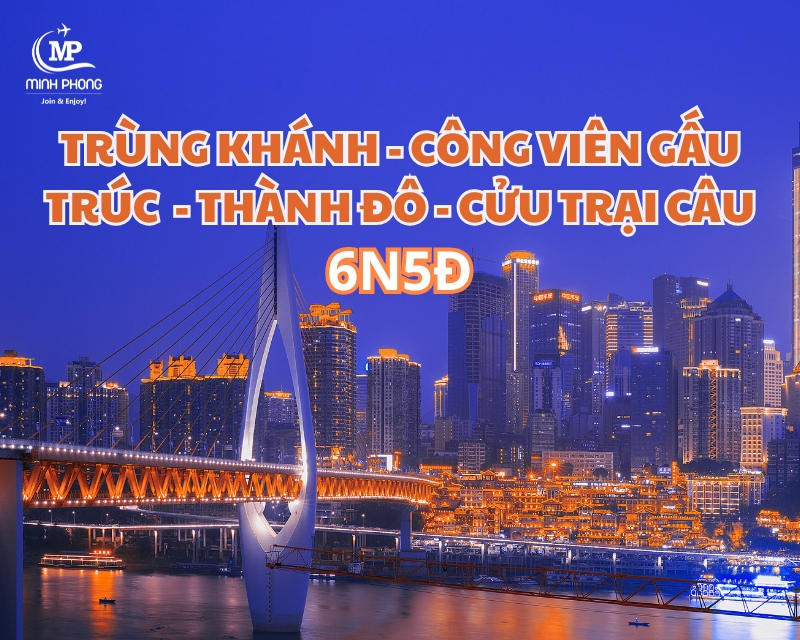 TRÙNG KHÁNH - CÔNG VIÊN GẤU TRÚC  - THÀNH ĐÔ - CỬU TRẠI CÂU 6N5Đ (BAY PN)