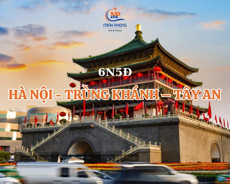 HÀ NỘI - TRÙNG KHÁNH – TÂY AN 6N5Đ (West Air)