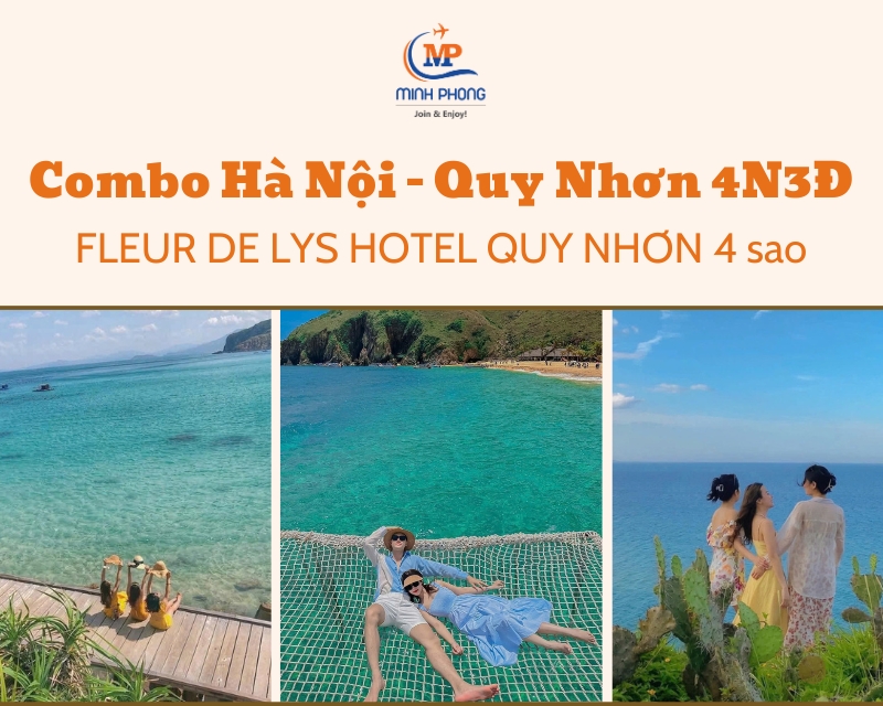 Combo Hà Nội - Quy Nhơn 4N3Đ: FLEUR DE LYS HOTEL QUY NHƠN 4 sao