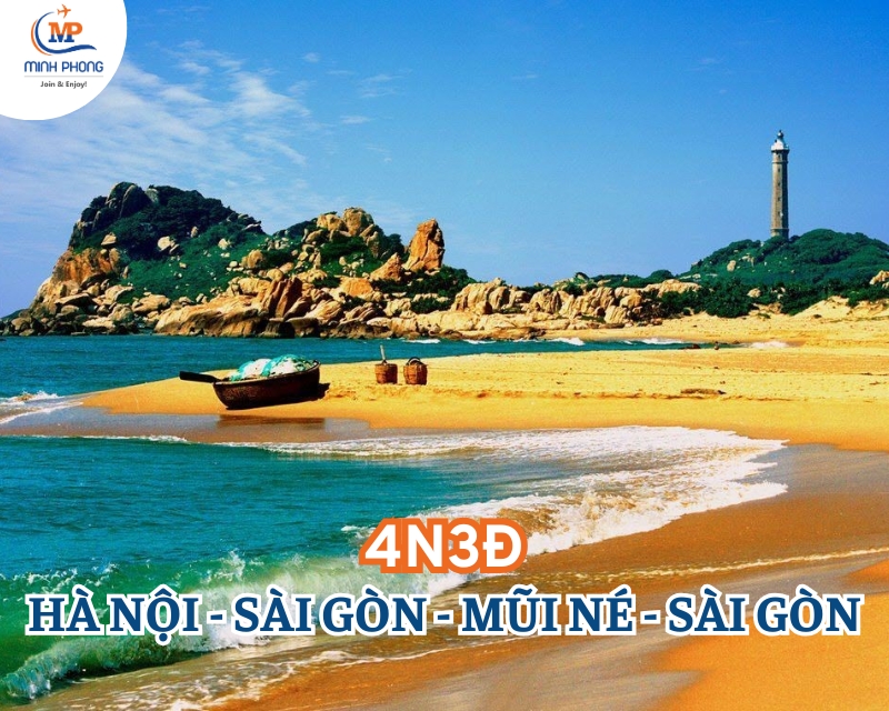 Du Lịch Hà Nội - Sài Gòn - Mũi Né - Sài Gòn - Hà Nội 4N3Đ Bay Vietnam Airlines