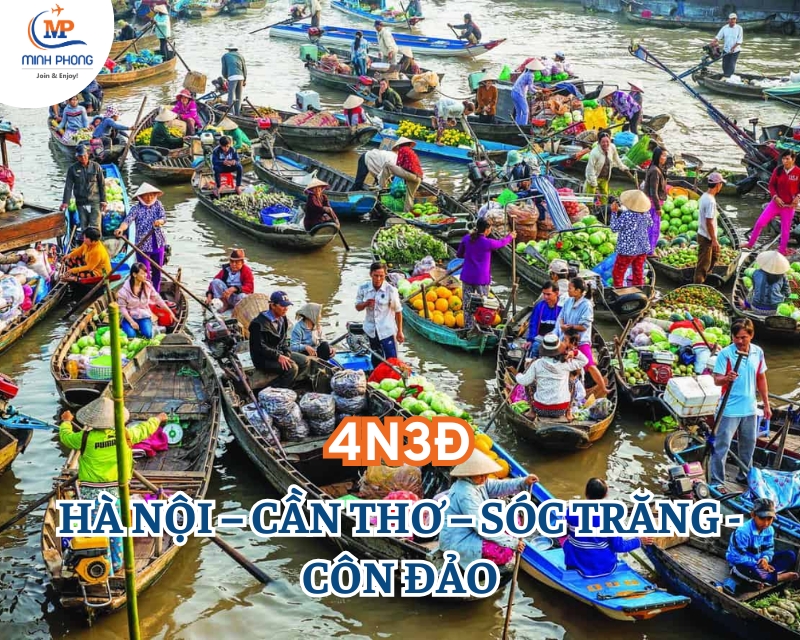 Du lịch HÀ NỘI – CẦN THƠ – SÓC TRĂNG - CÔN ĐẢO 4 ngày 3 đêm bay Vietnam Airlines