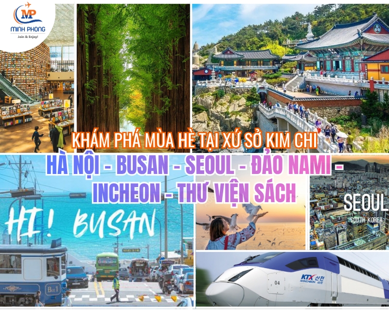 BUSAN - SEOUL - TRẢI NGHIỆM TÀU CAO TỐC KTX - BAY VIETJET AIR 6 NGÀY 5 ĐÊM