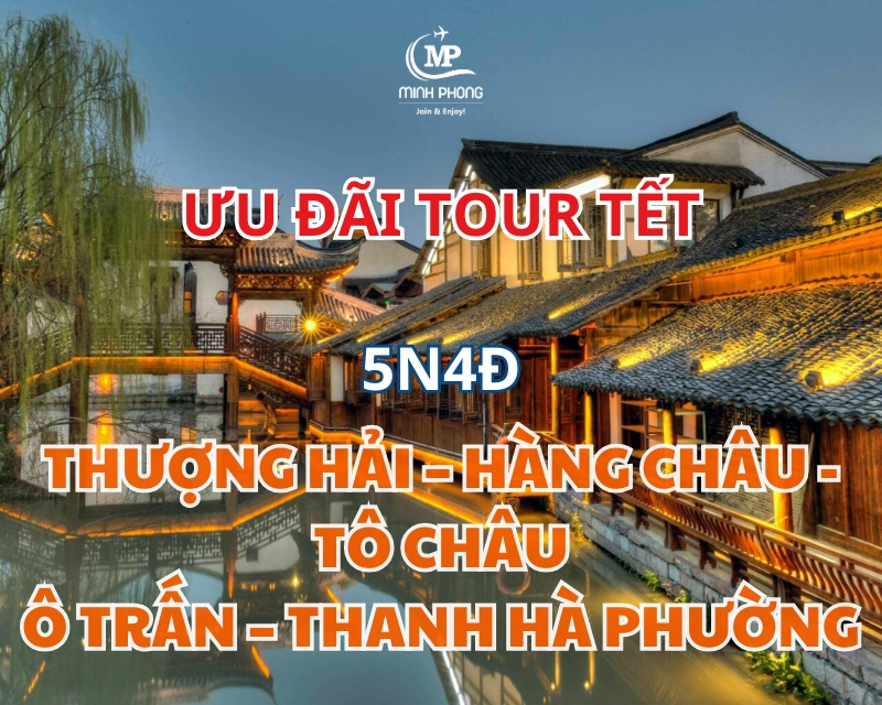 HÀ NỘI - THƯỢNG HẢI – Ô TRẤN  – HÀNG CHÂU – THANH HÀ PHƯỜNG 5N4Đ (China Eastern Airlines)